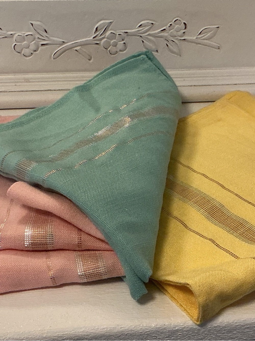 1950’s Vintage Linen Dinner Napkins